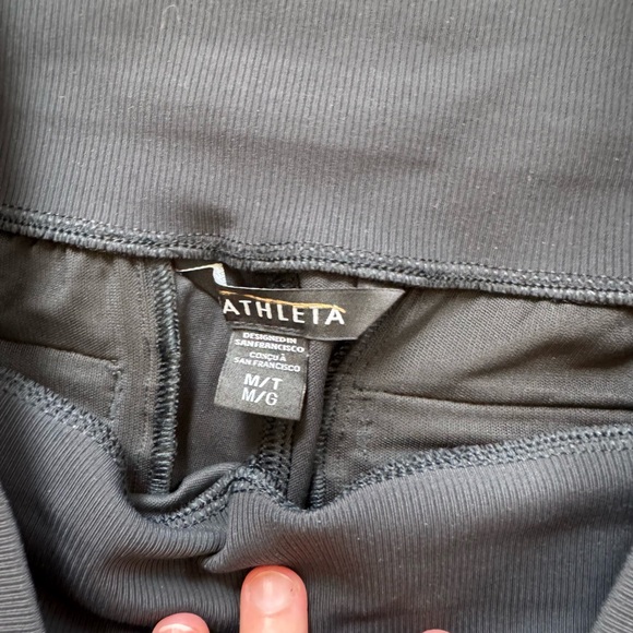 Athleta Venice High Rise Wide Leg Pants, Black, Sz Medium Tall - Picture 5 of 8